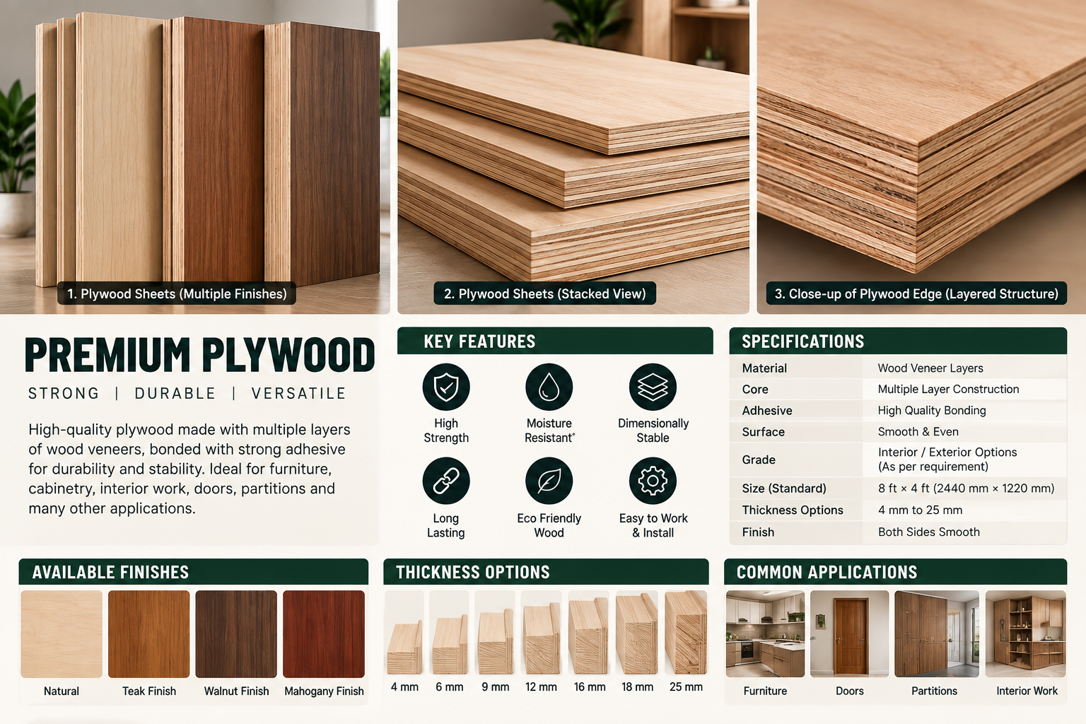 Premium Multi-Layer Plywood