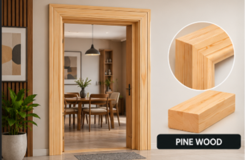 Premium Pine Wood Door Frame