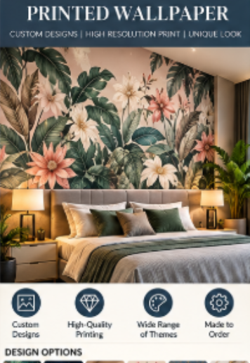 Premium Custom Printed Wallpaper